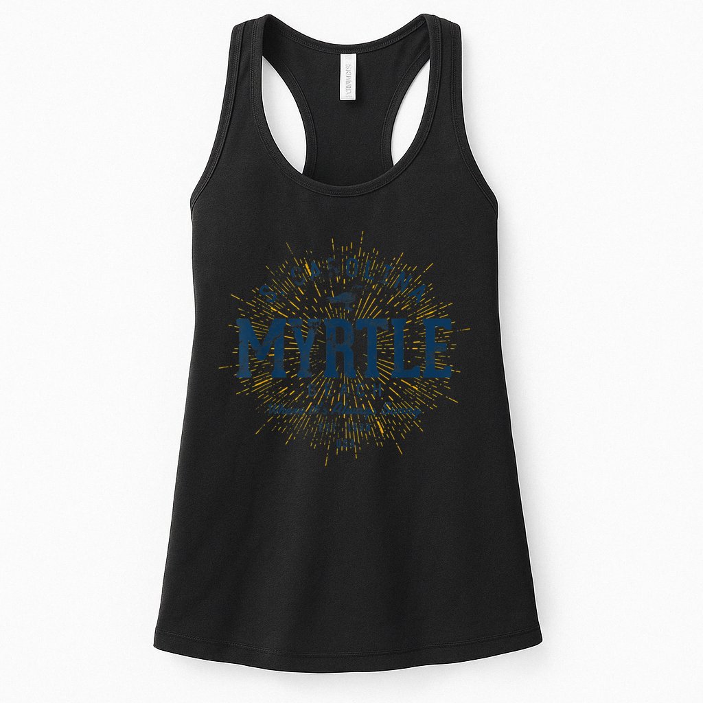 Vintage Retro Myrtle Beach Womens Tank Top