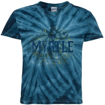 Vintage Retro Myrtle Beach Kids Tie-Dye T-Shirt