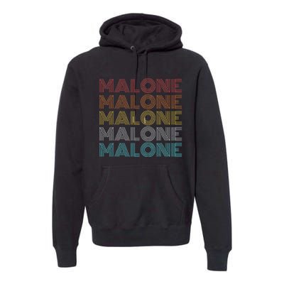 Vintage Retro Malone Premium Hoodie