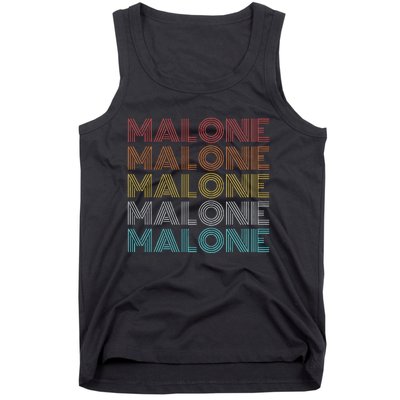 Vintage Retro Malone Tank Top