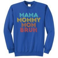 Vintage Retro Mama Mommy Mom Bruh Meaningful Gift Sweatshirt