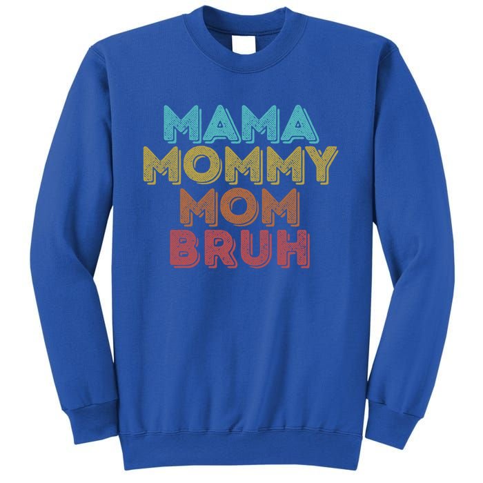 Vintage Retro Mama Mommy Mom Bruh Meaningful Gift Sweatshirt