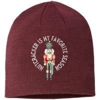 Vintage Retro Nutcracker Is My Favorite Season Christmas Sustainable Beanie