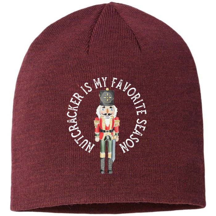 Vintage Retro Nutcracker Is My Favorite Season Christmas Sustainable Beanie