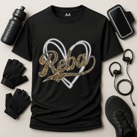 Vintage Reba Name Retro Style 70s 80s First Cooling Performance Crew T-Shirt