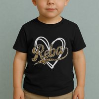 Vintage Reba Name Retro Style 70s 80s First Toddler T-Shirt