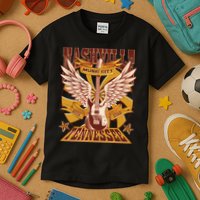 Vintage Retro Nashville Tennessee Music City Rock Star Kids T-Shirt