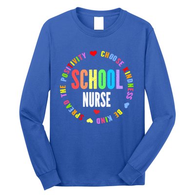 Vintage Rn Nursing School Nurse Graduation Day Love Heart Cute Gift Long Sleeve Shirt