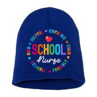 Vintage Rn Nursing School Nurse Graduation Day Love Heart Gift Short Acrylic Beanie