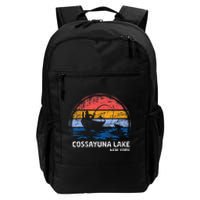 Vintage Retro New York Cossayuna Lake Summer Fishing Daily Commute Backpack