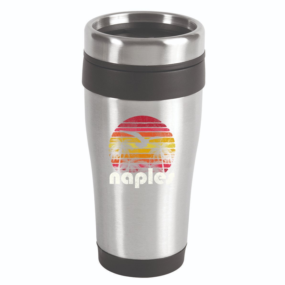 Vintage Retro Naples Fl Florida 70S 80S Style Great Gift 16oz Travel Tumbler