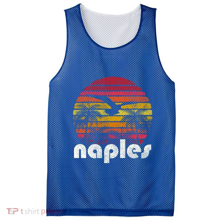 Vintage Retro Naples Fl Florida 70S 80S Style Great Gift Mesh Reversible Basketball Jersey Tank