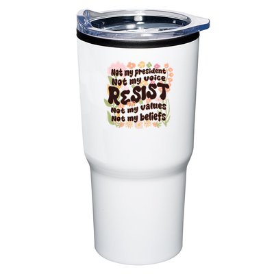 Vintage RESIST Not My President Voice Values Beliefs Anti Trump Tumbler