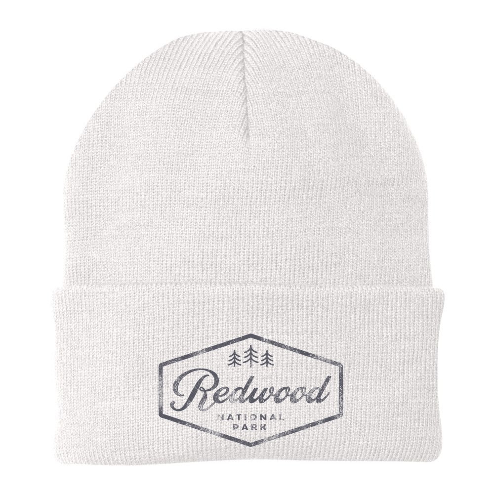 Vintage Redwood National Park California Souvenir Retro Beanie