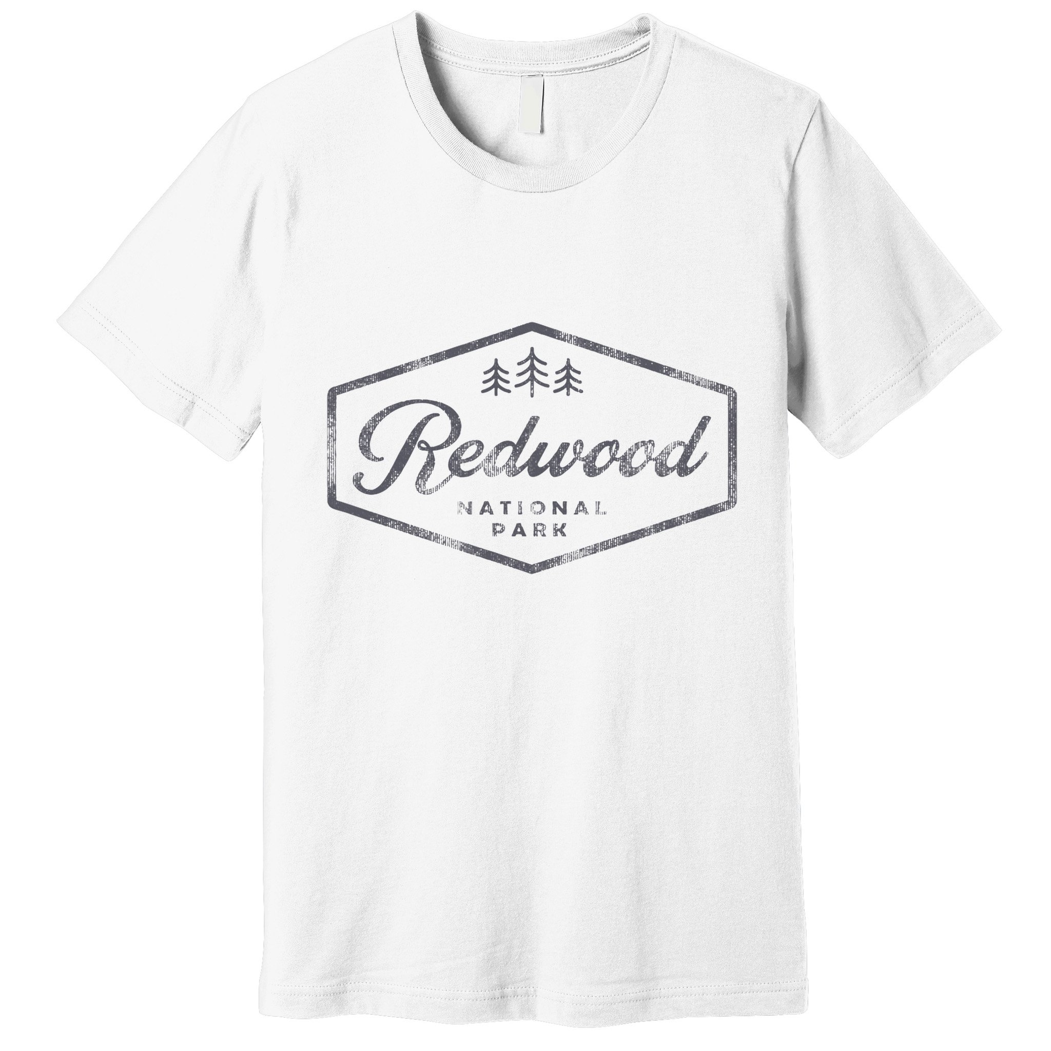 Vintage Redwood National Park California Souvenir Retro Premium T-Shirt