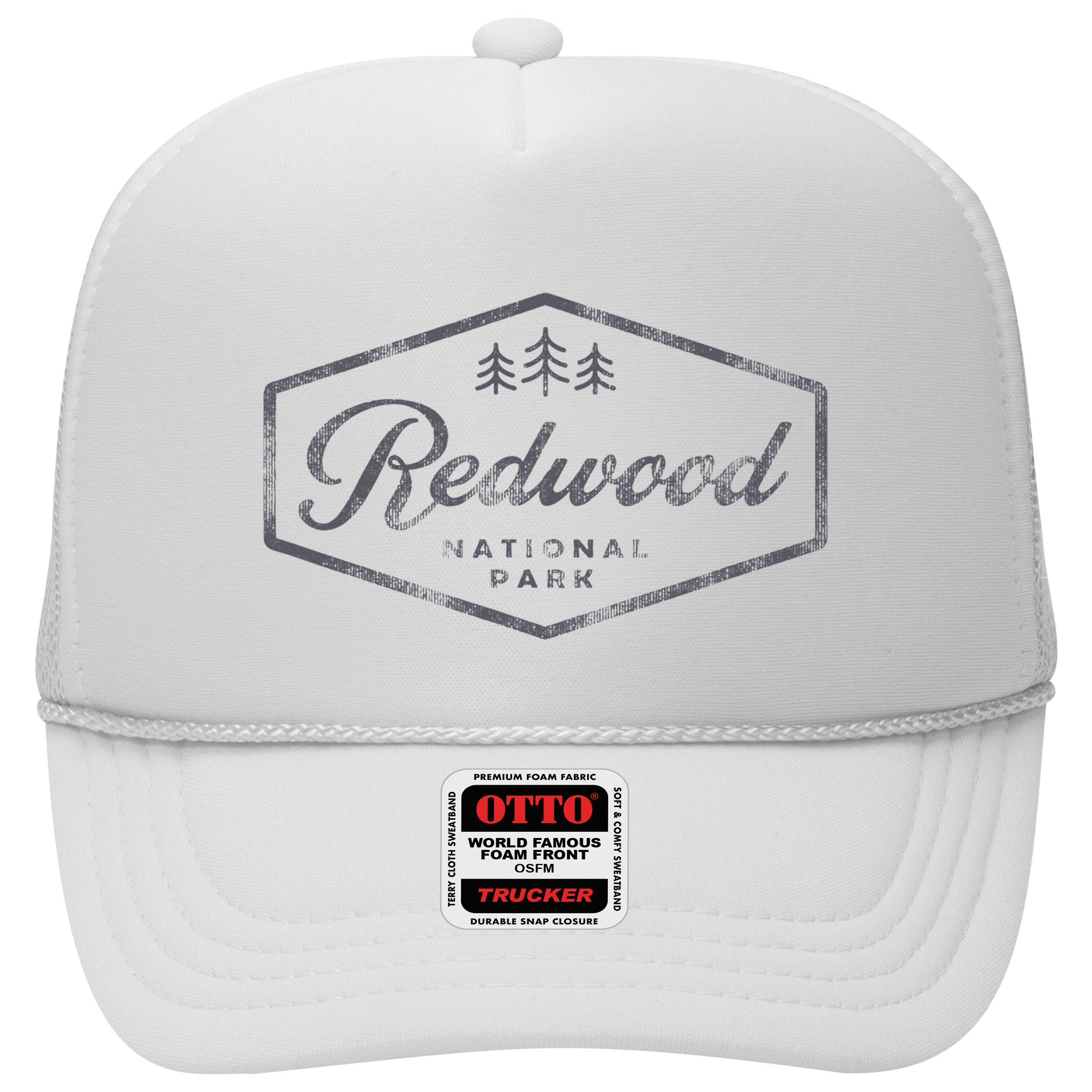 Vintage Redwood National Park California Souvenir Retro Hat