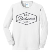 Vintage Redwood National Park California Souvenir Retro Kids Long Sleeve Shirt