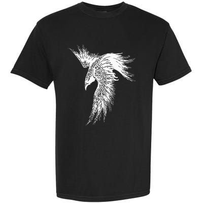 Viking Raven Norse Mythology Beautiful Art Symbols Garment-Dyed Heavyweight T-Shirt