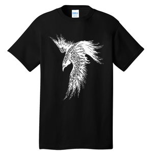 Viking Raven Norse Mythology Beautiful Art Symbols Tall T-Shirt