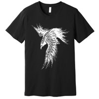 Viking Raven Norse Mythology Beautiful Art Symbols Premium T-Shirt