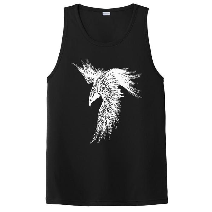 Viking Raven Norse Mythology Beautiful Art Symbols PosiCharge Competitor Tank