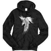 Viking Raven Norse Mythology Beautiful Art Symbols Tie Dye Hoodie