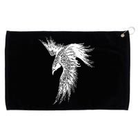 Viking Raven Norse Mythology Beautiful Art Symbols Grommeted Golf Towel