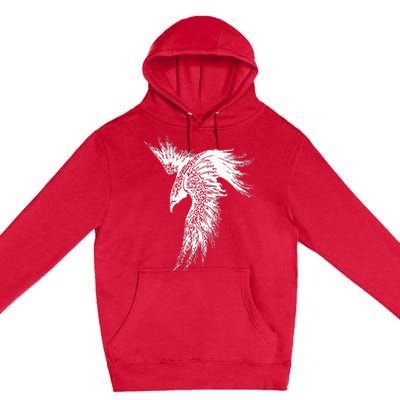 Viking Raven Norse Mythology Beautiful Art Symbols Premium Pullover Hoodie