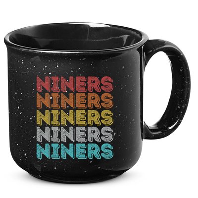 Vintage Retro Niners 15oz Campfire Ceramic Mug