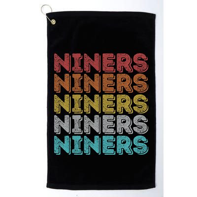 Vintage Retro Niners Golf Towel