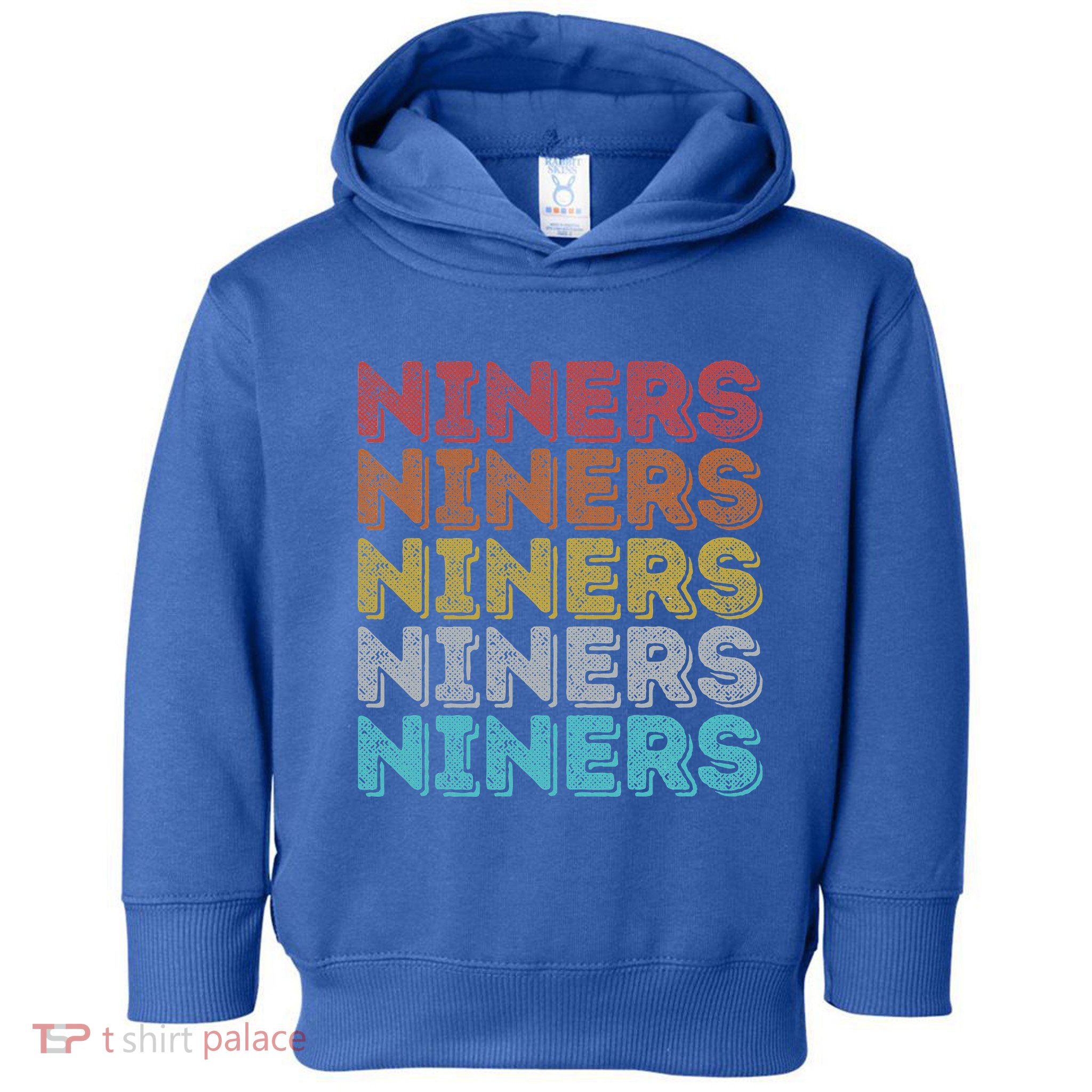 Vintage Retro Niners Toddler Hoodie
