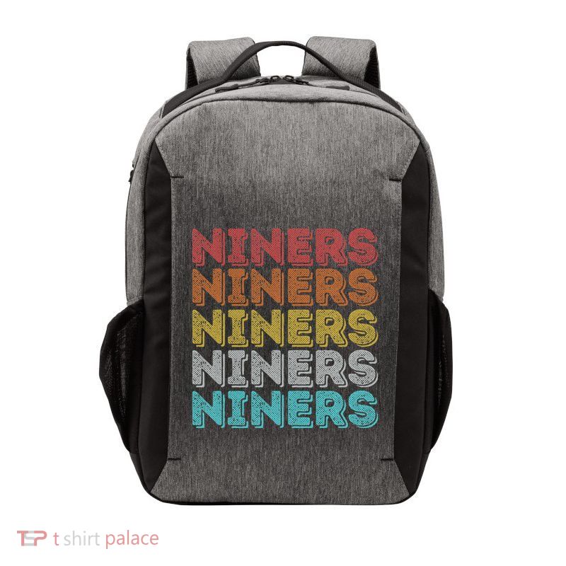 Vintage Retro Niners Vector Backpack