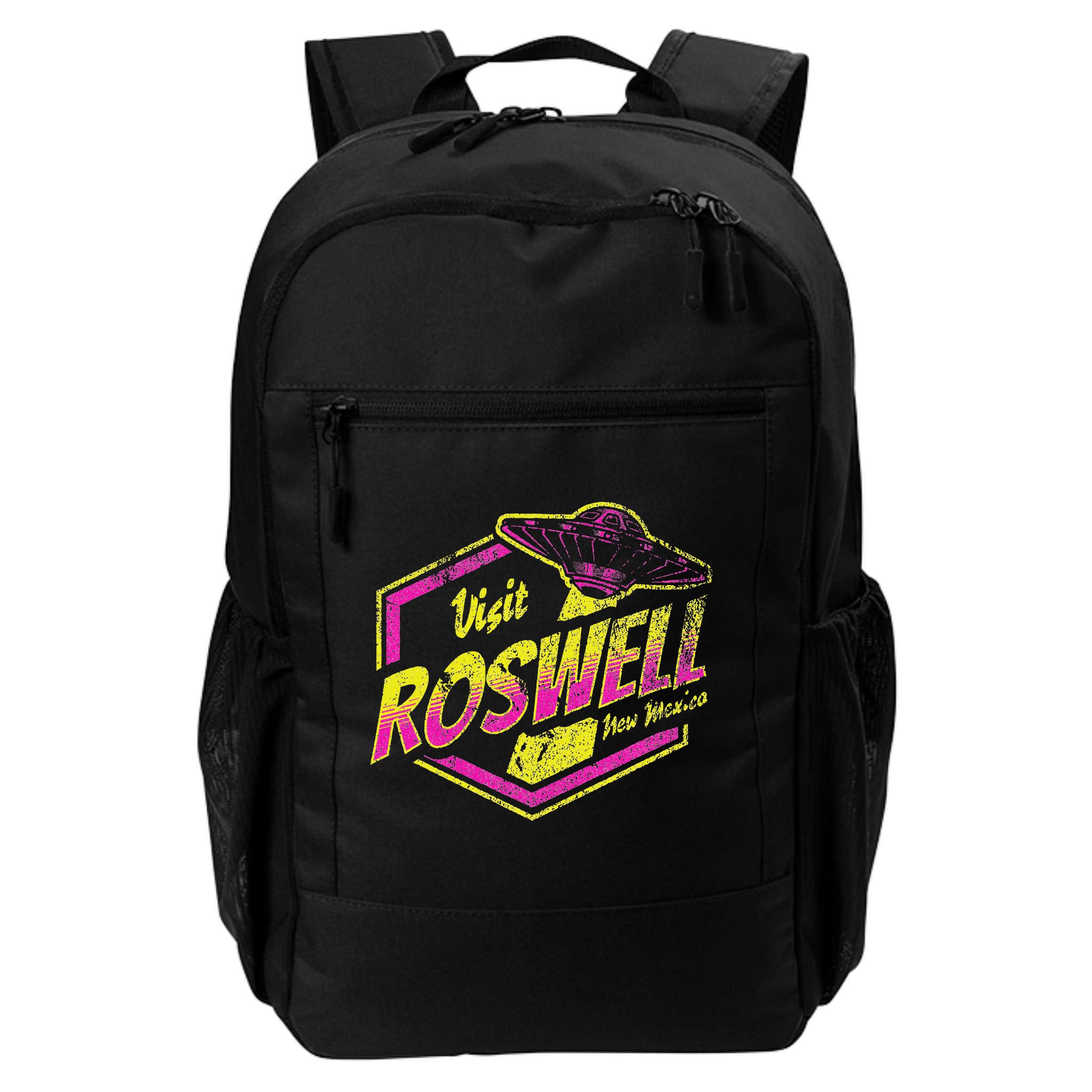 Visit Roswell New Mexico Ufo Aliens Retro Area 51 Vacation Backpack