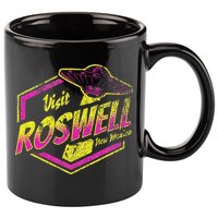Visit Roswell New Mexico Ufo Aliens Retro Area 51 Vacation 11oz C Handle Ceramic Mug