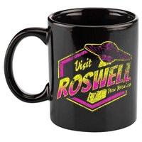 Visit Roswell New Mexico Ufo Aliens Retro Area 51 Vacation 11oz C Handle Ceramic Mug