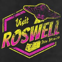 Visit Roswell New Mexico Ufo Aliens Retro Area 51 Vacation 11oz C Handle Ceramic Mug