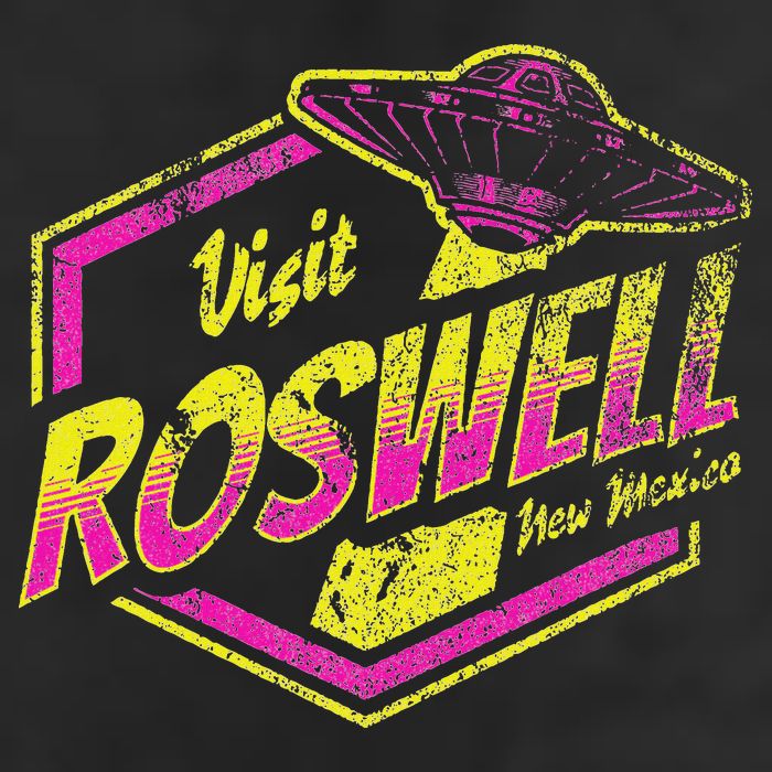 Visit Roswell New Mexico Ufo Aliens Retro Area 51 Vacation 11oz C Handle Ceramic Mug