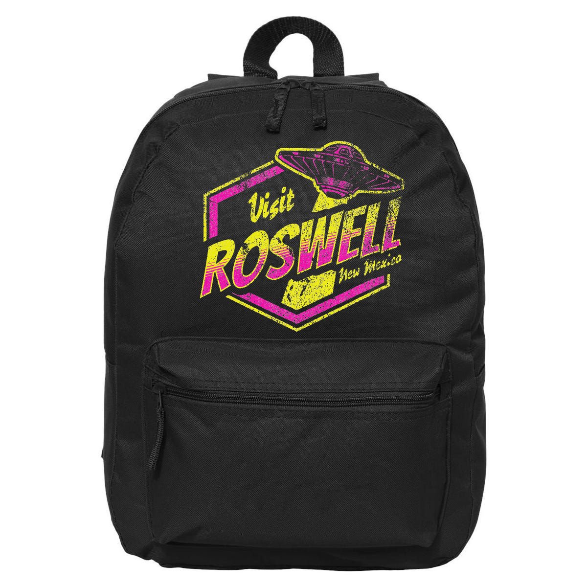 Visit Roswell New Mexico Ufo Aliens Retro Area 51 Vacation 16 in Basic Backpack