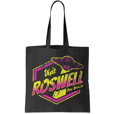 Visit Roswell New Mexico Ufo Aliens Retro Area 51 Vacation Bag