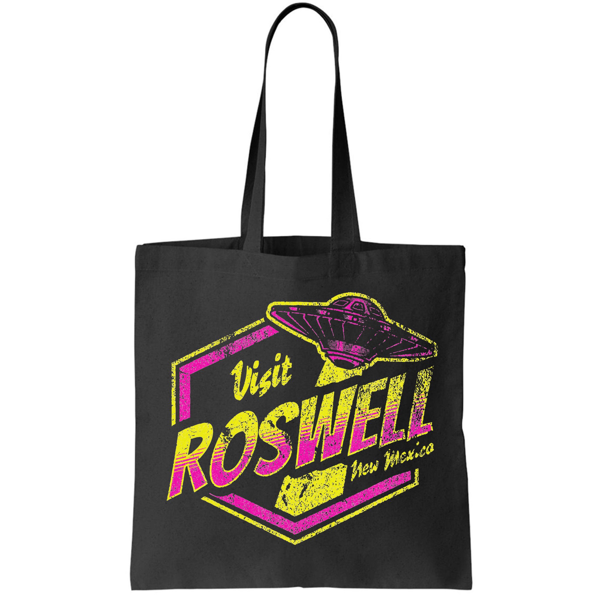 Visit Roswell New Mexico Ufo Aliens Retro Area 51 Vacation Bag