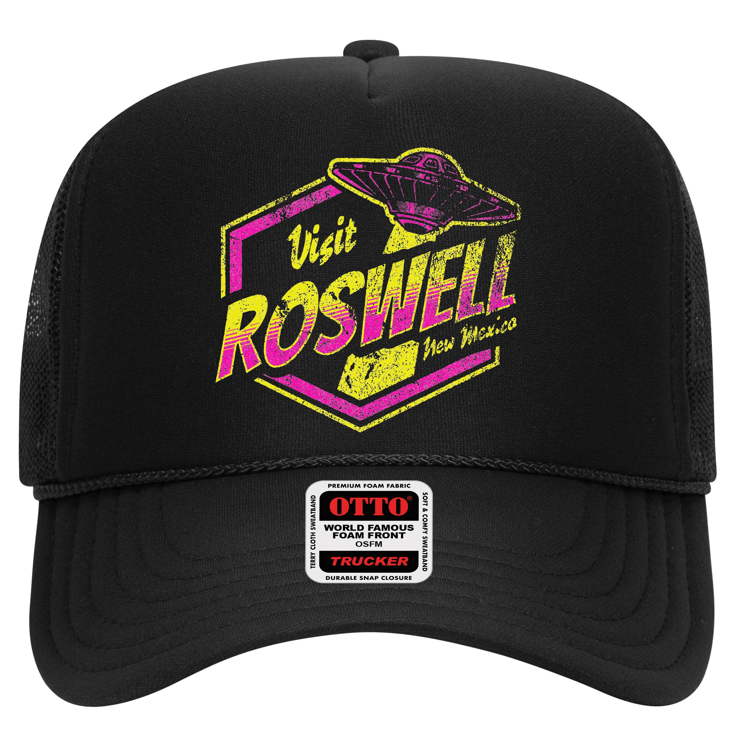 Visit Roswell New Mexico Ufo Aliens Retro Area 51 Vacation Hat