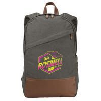 Visit Roswell New Mexico Ufo Aliens Retro Area 51 Vacation Cotton Canvas Backpack