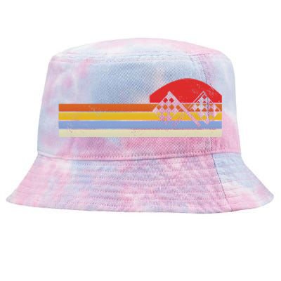 Vintage Racing Outfit For Race Car Parties Cute Gift Tie-Dyed Bucket Hat