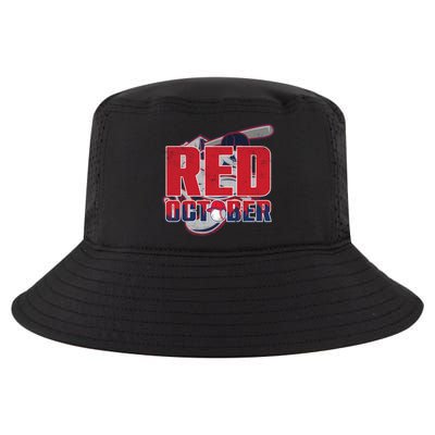 Vintage Red October Philly Philadelphia Baseball Vintage Cool Comfort Performance Bucket Hat