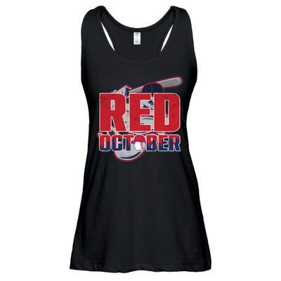 Vintage Red October Philly Philadelphia Baseball Vintage Ladies Essential Flowy Tank