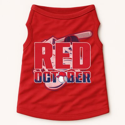 Vintage Red October Philly Philadelphia Baseball Vintage Doggie Tank