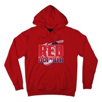 Vintage Red October Philly Philadelphia Baseball Vintage Hoodie