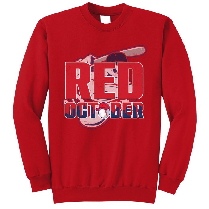 Vintage Red October Philly Philadelphia Baseball Vintage Sweatshirt