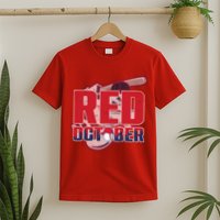 Vintage Red October Philly Philadelphia Baseball Vintage T-Shirt