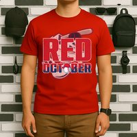 Vintage Red October Philly Philadelphia Baseball Vintage T-Shirt